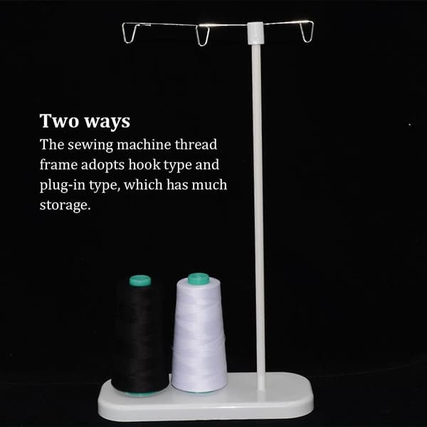 2 trådspoleholder Quilting tråd Lett stativ Organizer Wire