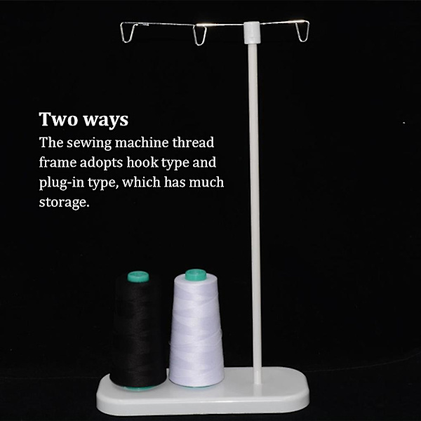 2 trådspoleholder Quilting tråd Letvægts stativ Organizer Wire