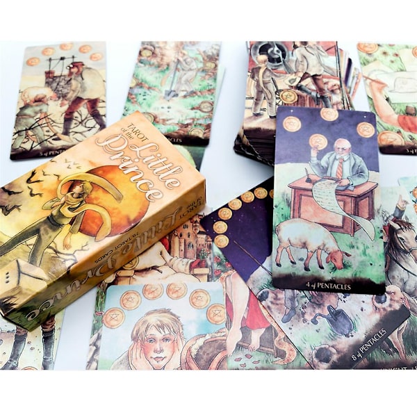 78 Kortdæk Vejledning Skæbne Spådom Tarot Af Den Lille For Prins Fantasifulde