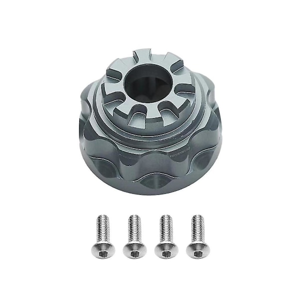 Metall Differensialhus for Trx4 1/10 RC Crawler Bil Oppgraderingsdeler Tilbehør, Titan Farge