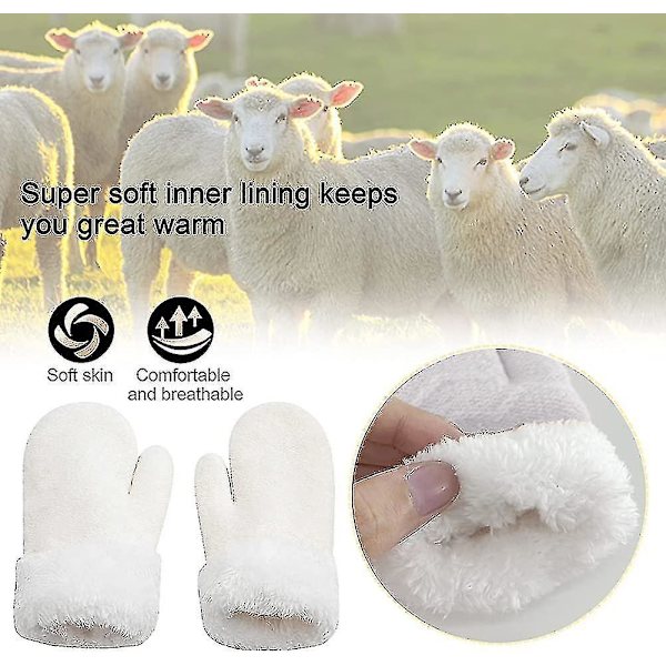Lasten neulotut korvaläpät beanie-pipo ja huivi Tyttö Paksu Lämmin Pompom-hattu Kaulalla