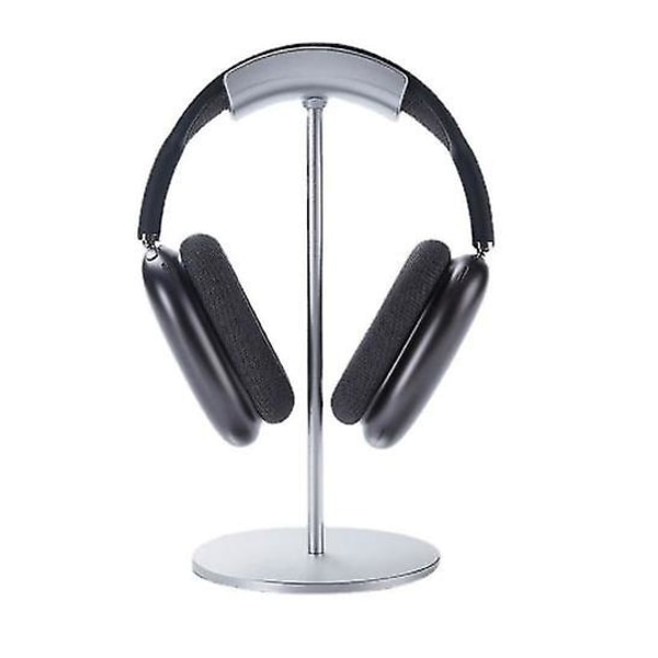 Hörlursställ i aluminiumlegering Headsethållare för Airpods Max/ Beats/ Bose Silver
