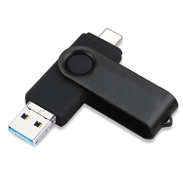 3 i 1 USB Flash Drive Type-c+-usb+usb3.0 Rasklest Mini Memory Stick U Diskstøtte Otg-32g