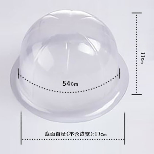 10 stk Hatteholder indvendig støtte Klar kuppelform display til hjemmebutik