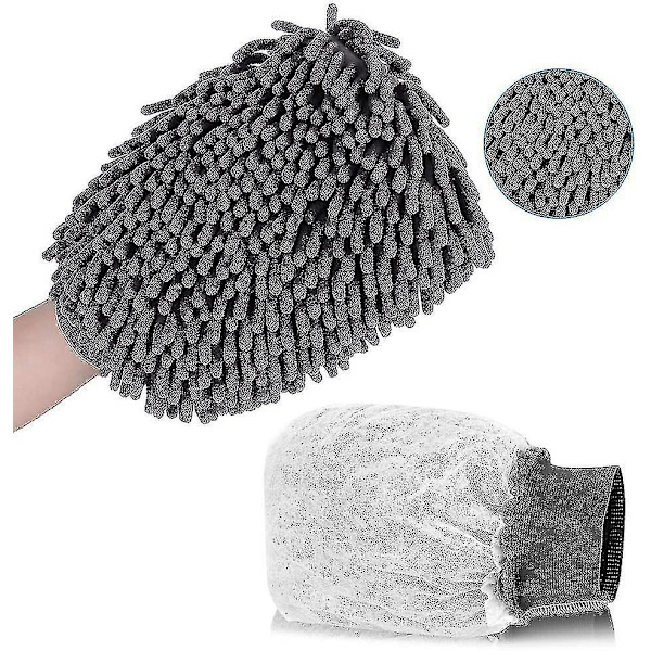 Deluxe Mikrofiber Biltvätt Vante (2-pack)