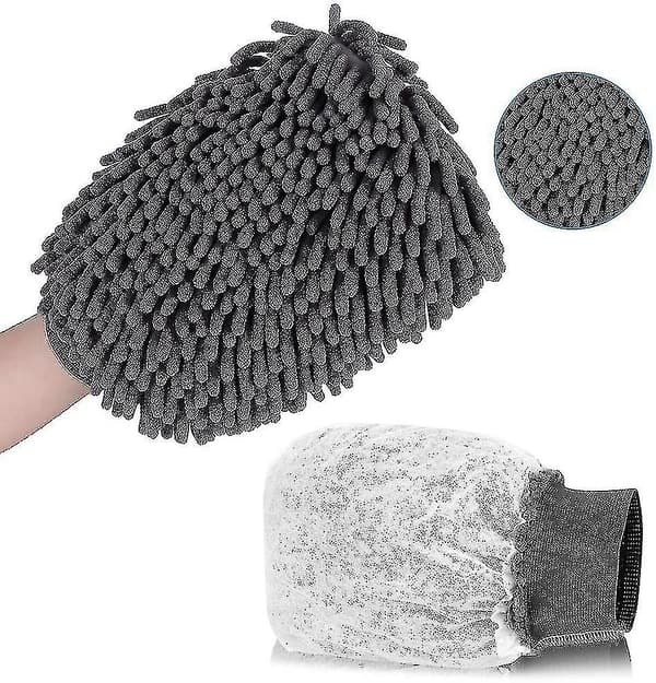 Deluxe Mikrofiber Bilvask Vant (2-pak)