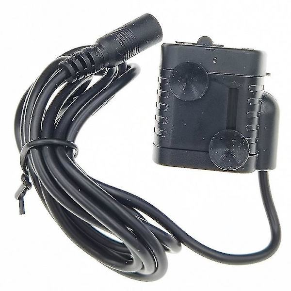 Nedsænkbar Vand Mini Pumpe Aqua Springvand Fisk, Sort, 39*38*28mm