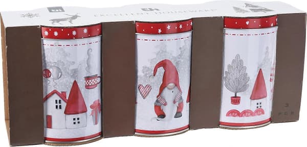 Plåtburkar Jul 3-pack