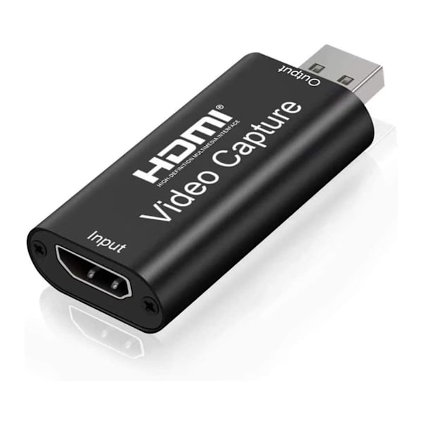 Ääni- ja videokaappauskortti, 1080p Hdmi-USB-sovitin, kannettava Plug & Play -kaappauskortti