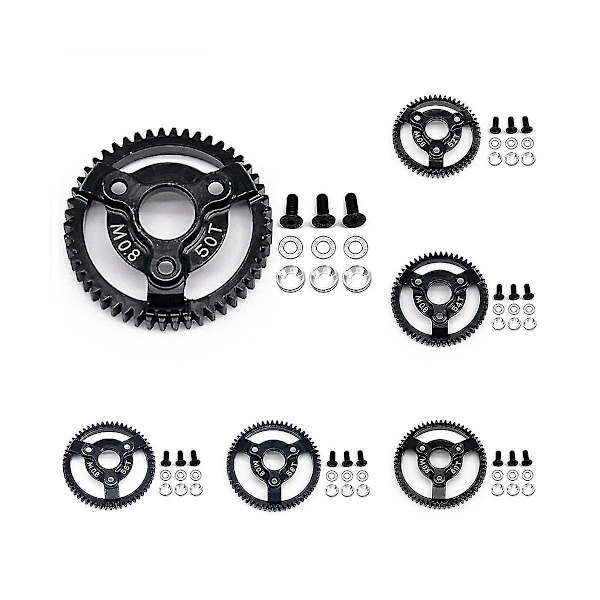 Hårdad stål 0,8 m 32p växel för Slash 2wd Vxl Bandit Stampede Drag Slash uppgradering delar, 54t
