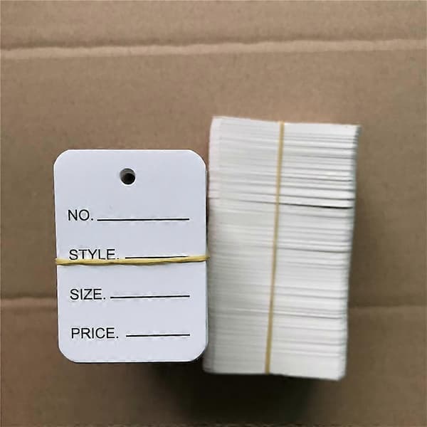 500-1000st Smycken Kläder Display Etiketter 500pcs