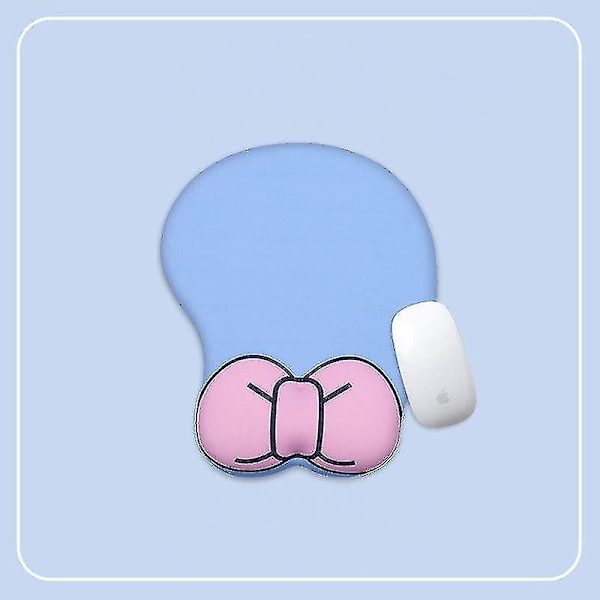 Wekity 3D Musmatta, Ergonomiskt handledsstöd, halkfri gel Kawaii söt skrivbordsunderlägg