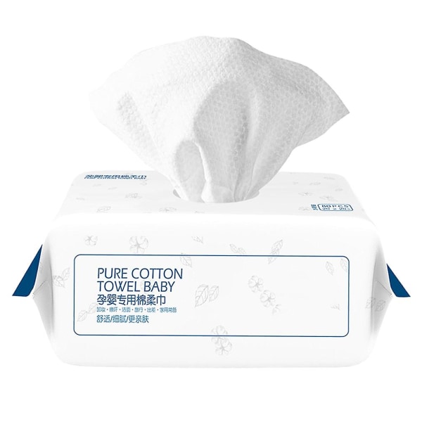 80 stk Ansigtsvaskehåndklæde Kosmetisk papirstykker Pad
