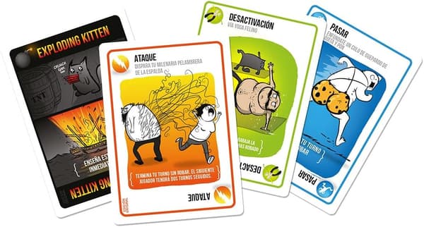 Exploding Kittens -korttipeli (espanjaksi)
