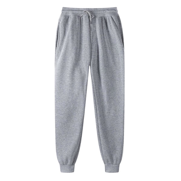 Herrebukser Bukser Sweatpants Hip-hop Bukser Legging Polstret Casual Bukser Gray XL