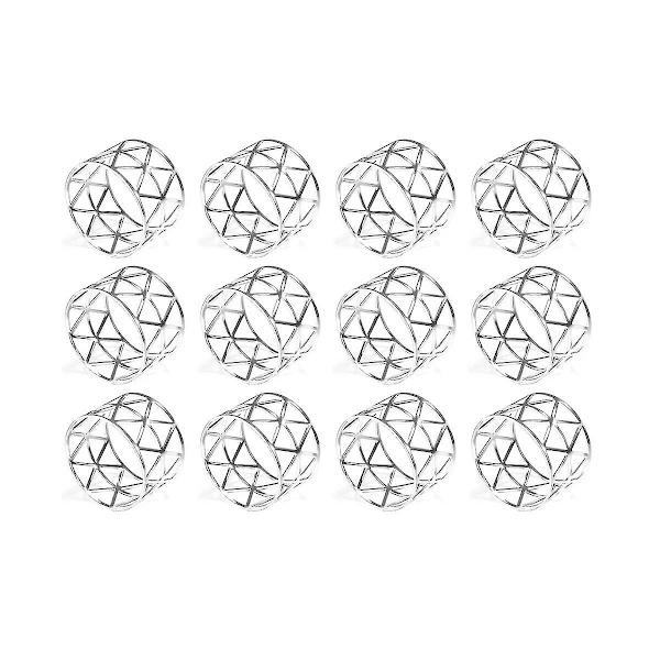 12 Pakk Serviettringholdere Hult Design Dekor Bryllup Chr