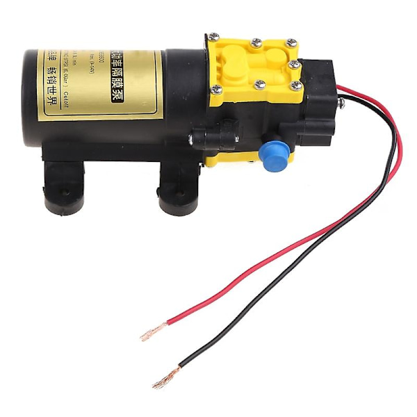 12v 8l/min Stor strømningshastighet Landbruks Elektrisk Vannpumpe Høytrykks Membranpumpe For Vannsprøyte Bilvask Drop Ship