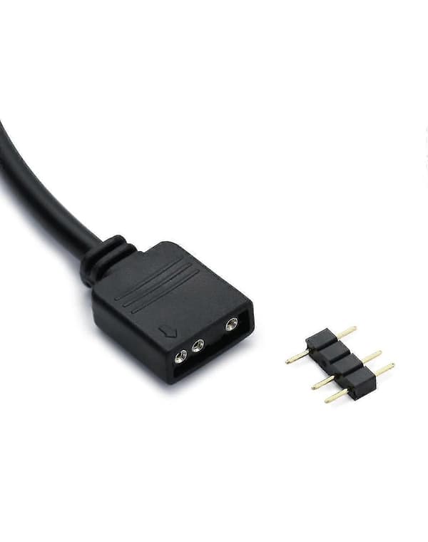 Argb Splitterkabel, 5 V, 3-benet, Argb Splitter, 1 Bus Til 3 Stik, 30 Cm, Til Cpu-køler Og 5 V Argb-blæser