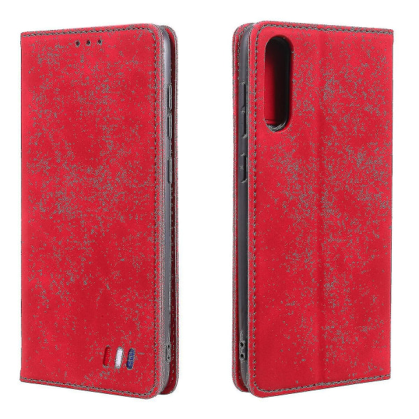 Sony Xperia 10 Iii Case Magneettisesti Suljettava Lompakko Kirja Flip Folio  Jalusta Näkymä Cover Iskunkestävä - Punainen faec | Fyndiq