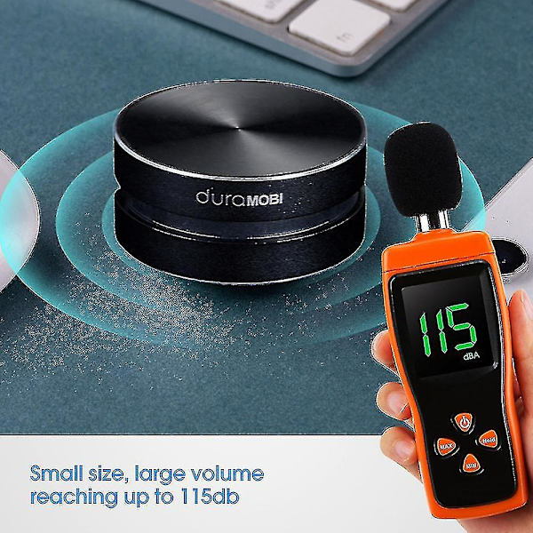 Trådløs Bt-højttaler Bone Conduction-højttalere Mini bærbar høj lyd Stereo Sound Indbygget mikrofon Lydboks Rød-1 pakke-sort