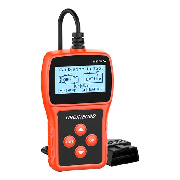 MS309PRO OBD diagnostisk verktøy batteritest bilkode leser biltester OBD