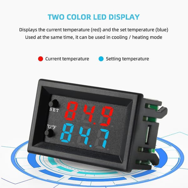 12v Digital Led Temperatur Ing Ing Tat Sensor