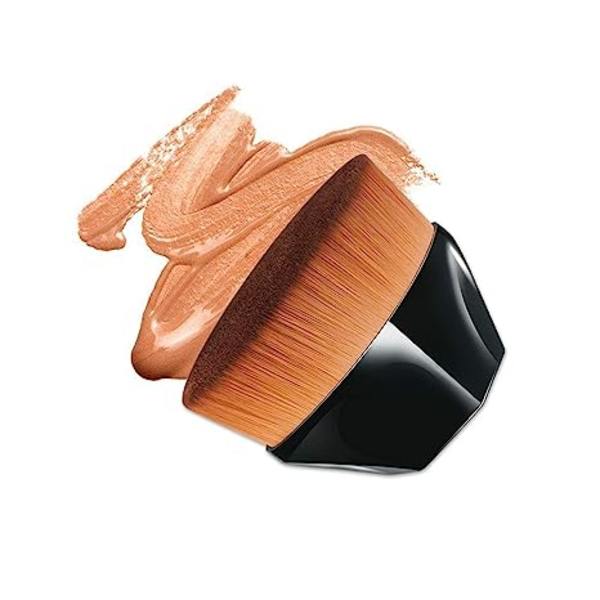 Foundation Makeup Brush - Platt Kabukiborste för Blanding av Flytande, C