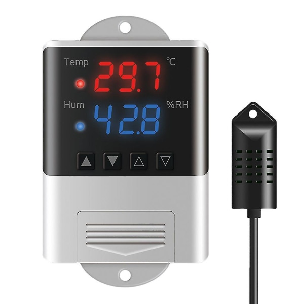 Professionelt termometer Hygrometer 20~60c/0~100% rh Temperatur og fugtighed