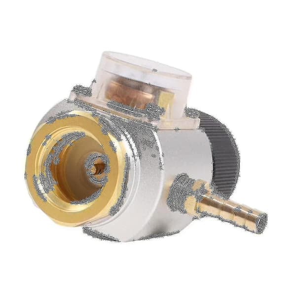 CO2-tankregulator, tryckreducerare, adapter för glasflaskor, akvarium, öl, vatten, växter