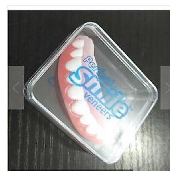 Perfekta Leende Veneers Tandkräm  omedelbara tänder flex passform tryck på veneers cov