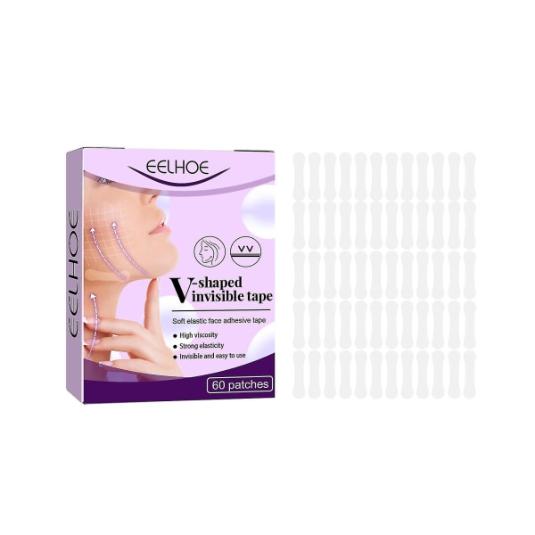 60 stk. Facial Invisible Lifting Patch V-formet Facial Sagging and Sagging Lifting Patch - ACGIV