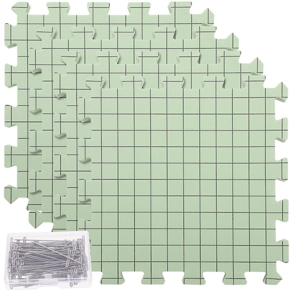 1 set stickningsblockering mattor virkningsblockering skivor skum Cr