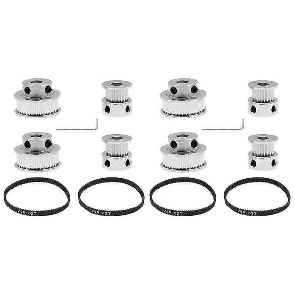 4 set Gt2 kuggremsspännhjul aluminium synkront hjul