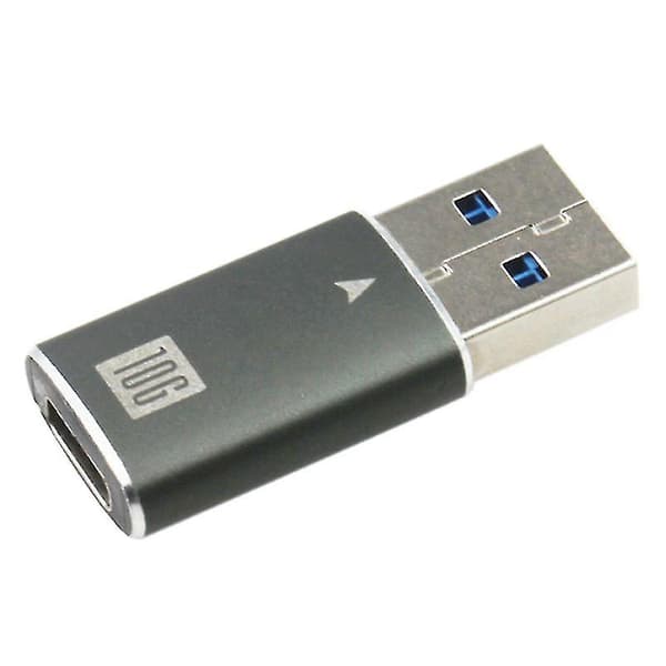 Metal Type C Hun til USB Han Adapter Gen2 10gbps USB-c Forlænger Stik Hoved