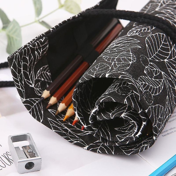 Hyvä case 24.12.36.48.72 reikää Canvas Roll Up Makeup Canvas Pen Bag Statione