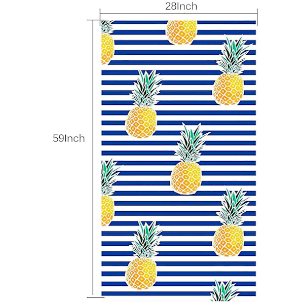 Oversized Strandhåndkle - Ananas