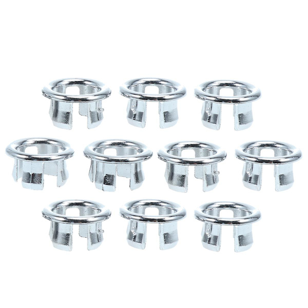 10 st Badkartillbehör Plast Sänka Sänka Ring Badrum Sänka Lock Sänka Hål Lock