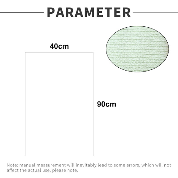 Håndkle 40x90cm Bad Håndkle Sett Ren Bomull Bad Håndkle Ansiktshåndkle Tykt Absorberende Sports Forlenget Badehåndkle green