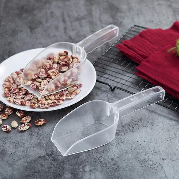 Köksskopor, 2 st Mätning Transparent Plastskyffel