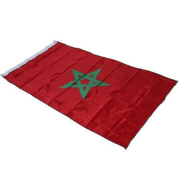 Nytt 3x5 marokkansk flagg 3'x5' 3ft X 5ft marokkansk nytt