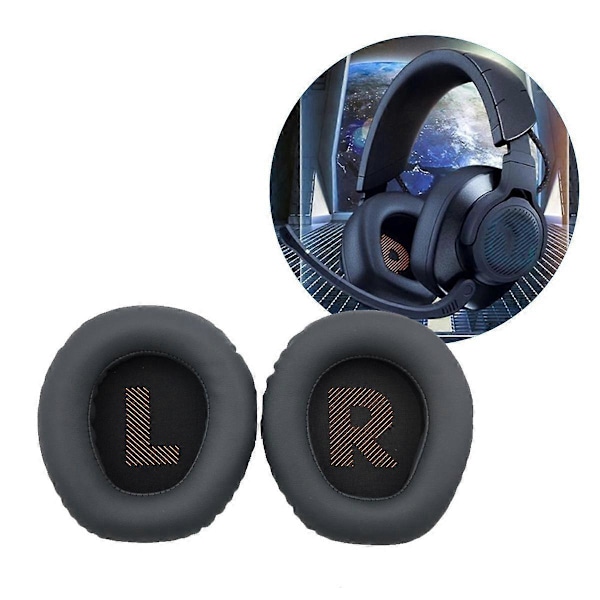 För QUANTUM Q100 Hörlursöverdrag Headset Hörlursöverdrag Svampöverdrag Ersättnings Hörlurs Skyddsöverdrag, A