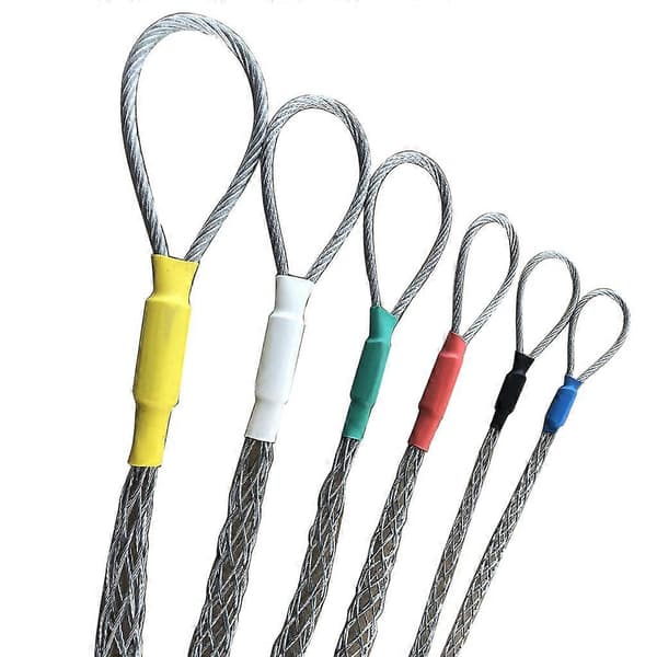 Mesh Puller Anti-slip Rør Kabel Wire Træk Greb Lassos Kabel Trækstrømper Elektriker Værktøj Fleksibelt Øje Multi-størrelse 20mm