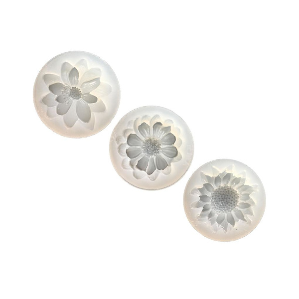3 st Resin Gjutform Smycken Diy Silikon