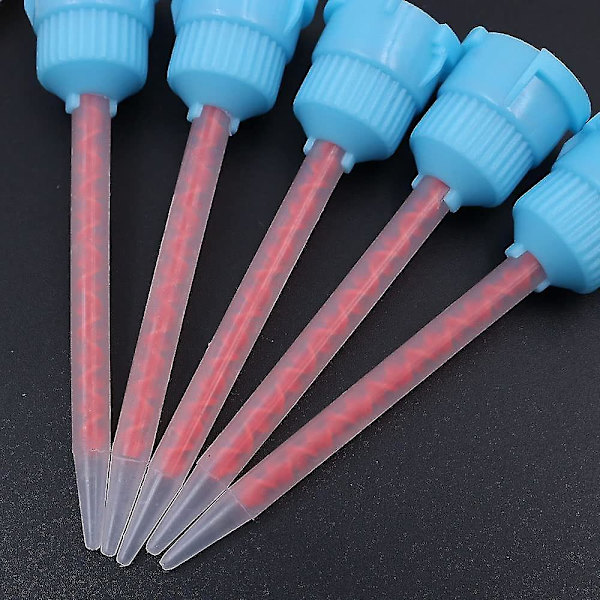 Epoxyblandningsmunstycken, Hartsblandningsmunstycken, Statiska Blandningsmunstycken Dropplim Blandningsapplikator 16-sektioners Blandningsrör (mb3.2-16s 10:1) 50 st