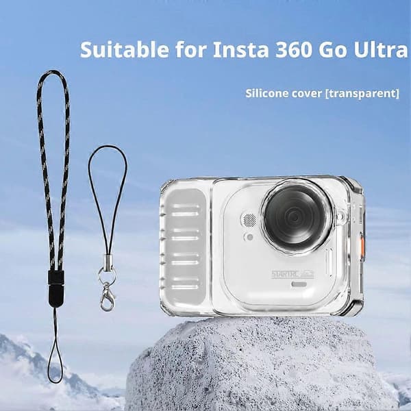 För Insta 360 Goultra skyddsfodral Matte black