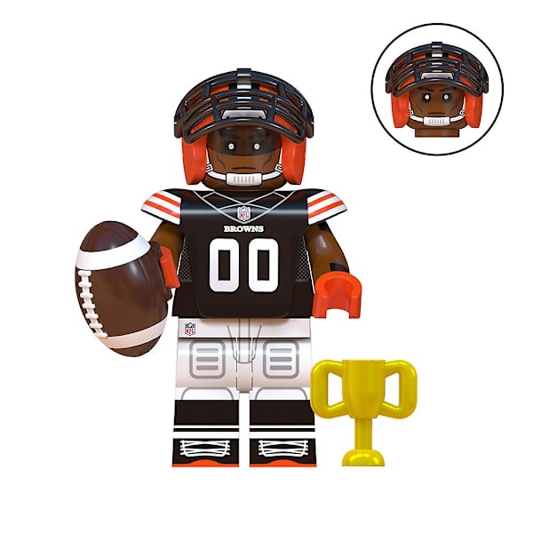 8 st Rugby Player Series Byggklossar Mini Actionfigurer Leksaker Fans Gåvor Barn Pojkar Flickor