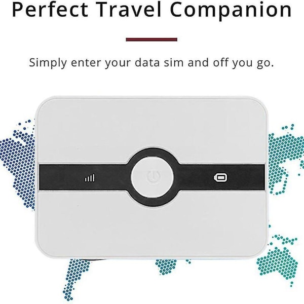 4g Lte Mobil Wifi Router 150mbps Fuld Netcom 1800mah Genopladelig Mini Bil Mobil Bærbar Wifi Ro