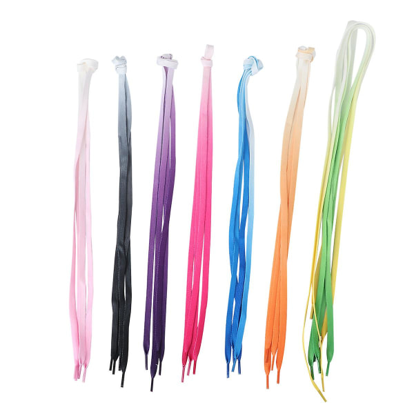 8 Pairs Sneaker Laces Gradient Shoelace Running Shoes String