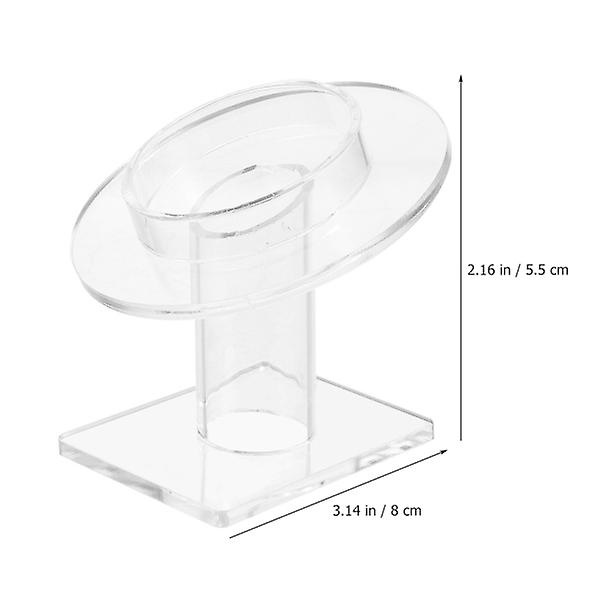 2 st Akryl Armbandshållare Jade Armband Display Ställ Transparent Armband Displayhållare