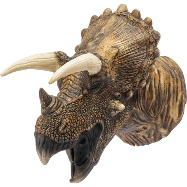 Triceratops Puppet Dinosuar Head Puppets Realistisk myk lateksgummi dyrehanske hånddukke for barn